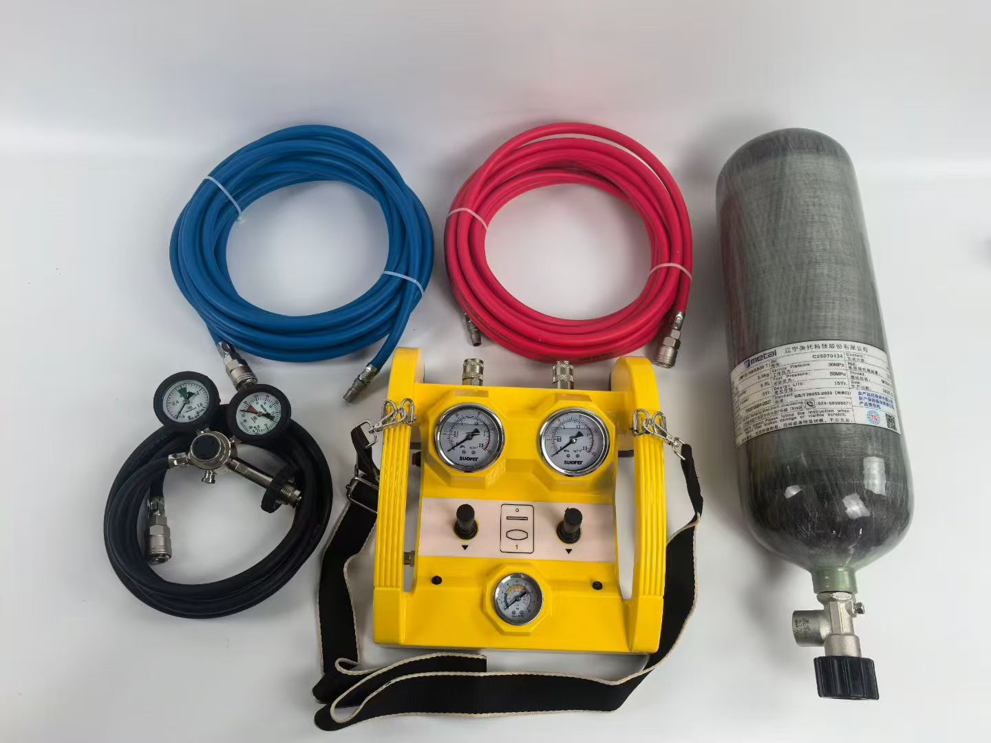 Dual charging controller kit with cylinder