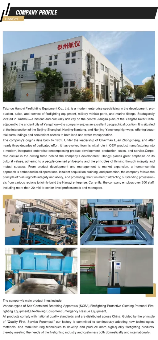 Production equipment in the Hangyi factory