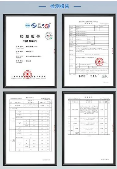 Square lifting airbag test report